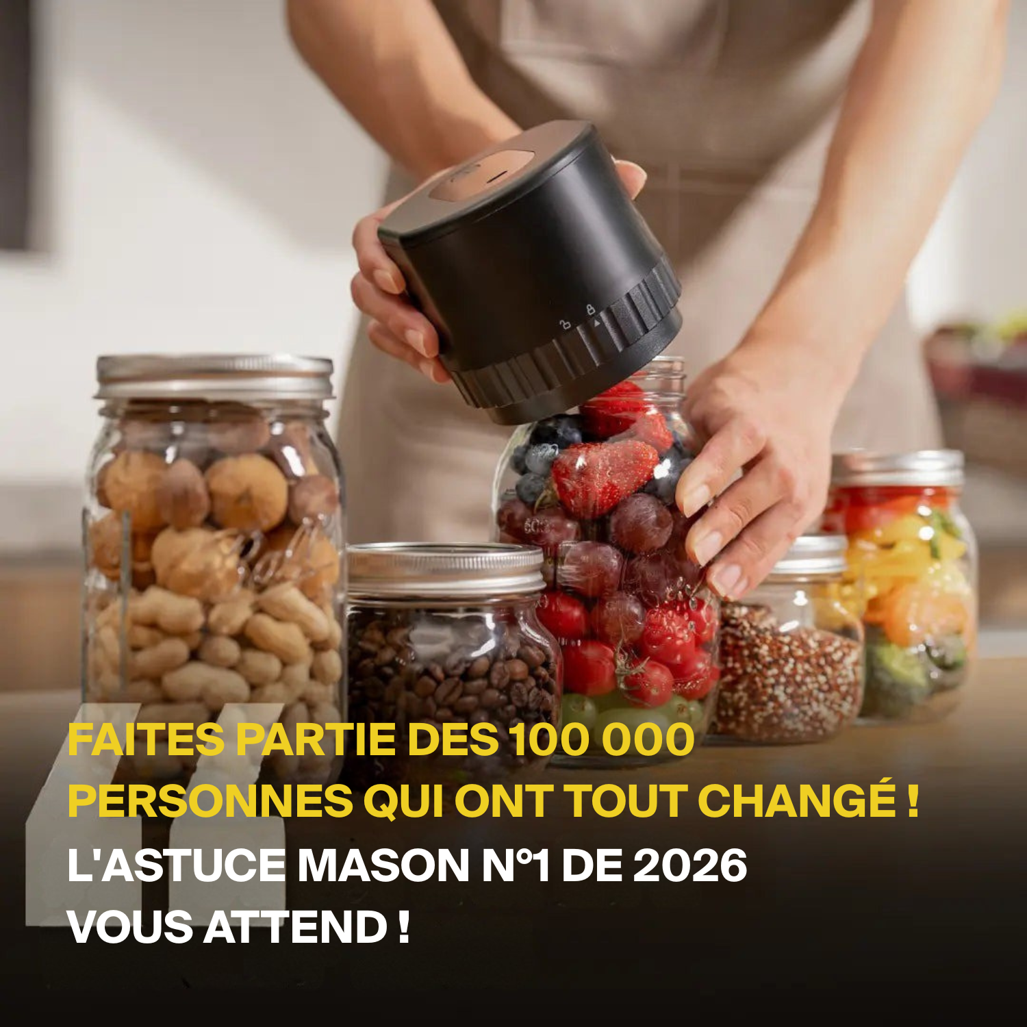 Kit Mise Sous Vide pour Bocaux