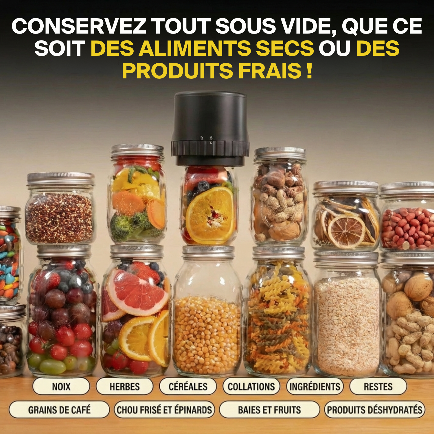 Kit Mise Sous Vide pour Bocaux