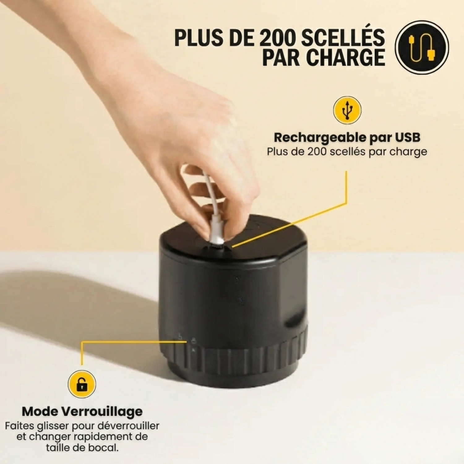 Kit Mise Sous Vide pour Bocaux