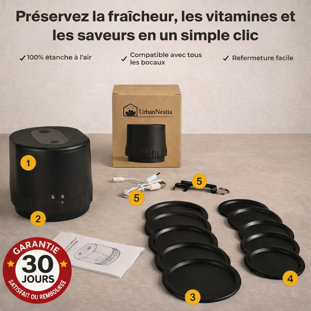 Kit Mise Sous Vide pour Bocaux